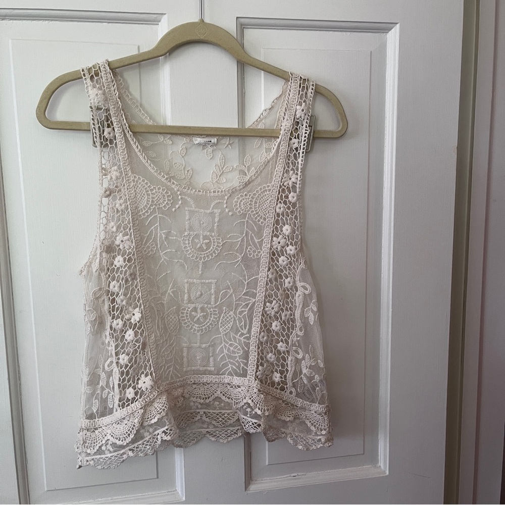 Garage Lace Tank, XS